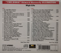 "The Duke" Edward Kennedy Ellington ‎– албум and his orchestra 1928-1929 (CD) - Img 2