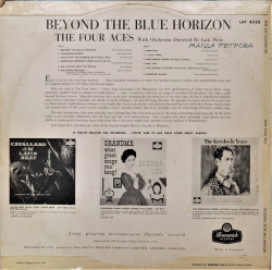 The Four Aces – албум Beyond The Blue Horizon - Img 2