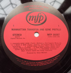 The Manhattan Transfer & Gene Pistilli – Blue Thumb Records – BTS 17 Manhattan Transfer And Gene Pistilli - Img 2