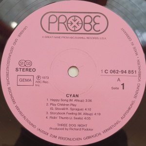 Three Dog Night – албум Cyan - Img 2