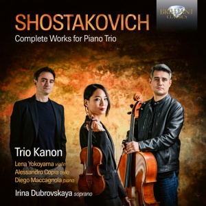 Trio Kanon,Irina Dubrovskaya - SHOSTAKOVICH: COMPLETE WORKS FOR PIANO TRIO (1 x CD)