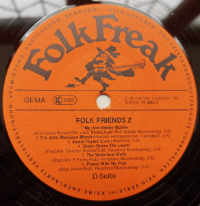 Various – албум Folk Friends 2 - Img 3