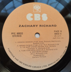 Zachary Richard – албум Allons Danser - Img 3