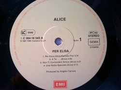 Alice – албум Per Elisa - Img 4
