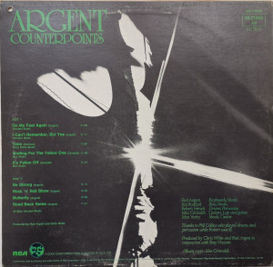 Argent – албум Counterpoints - Img 2