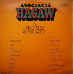 Asocjacja Hagaw & Andrzej Rosiewicz ‎– албум Asocjacja Hagaw & Andrzej Rosiewicz - Img 2