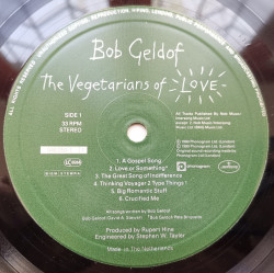 Bob Geldof – албум The Vegetarians Of Love - Img 3