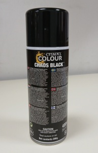 CITADEL COLOUR: CHAOS BLACK SPRAY