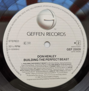 Don Henley – албум Building The Perfect Beast - Img 3