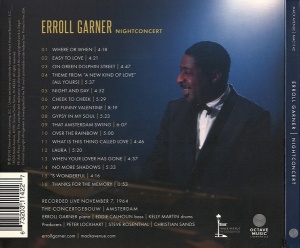 Erroll Garner – албум Nightconcert (CD) - Img 2