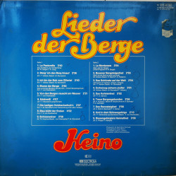 Heino ‎– албум Lieder Der Berge - Img 3