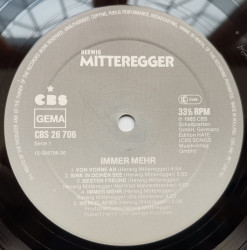 Herwig Mitteregger – албум Immer Mehr - Img 3