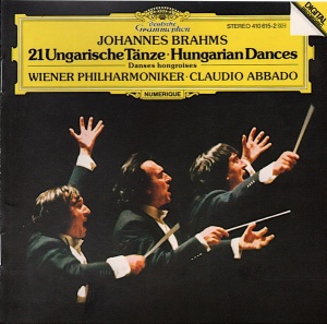 Johannes Brahms - Wiener Philharmoniker, Claudio Abbado – 21 Ungarische Tänze • Hungarian Dances • Danses Hongroises (CD)