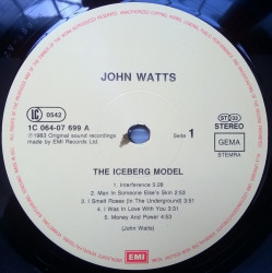 John Watts – албум The Iceberg Model - Img 2