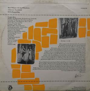 Mari Wilson – сингъл Beware Boyfriend - Img 2
