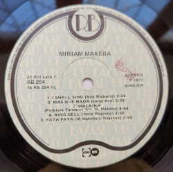 Miriam Makeba ‎– албум Miriam Makeba - Img 3
