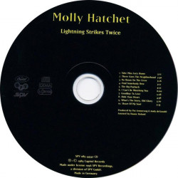 Molly Hatchet ‎– албум Lightning Strikes Twice (CD) - Img 3