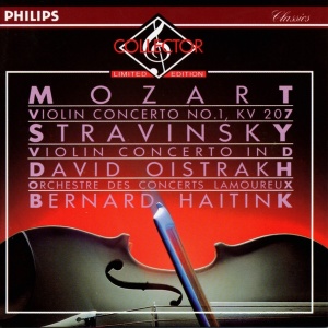 Mozart / Stravinsky — David Oistrakh, Orchestre Des Concerts Lamoureux, Bernard Haitink – Concerto No.1, KV 207 / Violin Concerto In D (CD)