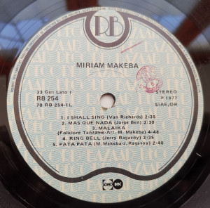 Myriam Makeba – албум Myriam Makeba - Img 2