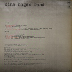 Nina Hagen Band – албум Unbehagen - Img 2