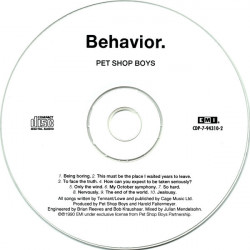Pet Shop Boys – албум Behavior (CD) - Img 3