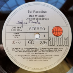 Sal Paradise ‎– албум Das Wunder - Original Soundtrack - Img 3