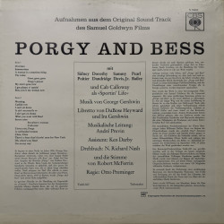 Samuel Goldwyn – албум Porgy And Bess (Aufnahmen Aus Dem Original Sound Track Des Samuel Goldwyn) - Img 2