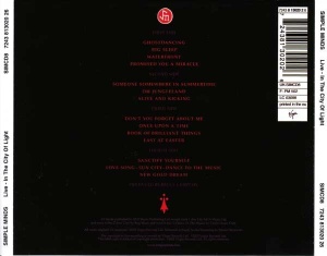 Simple Minds – Live - албум In The City Of Light (2xCD) - Img 2