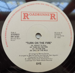 Sye – албум Turn On The Fire - Img 2