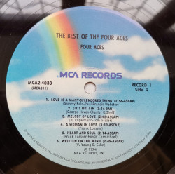 The Four Aces ‎– албум The Best Of The Four Aces - Img 3