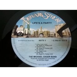 The Michael Zager Band ‎– албум Life's A Party - Img 4