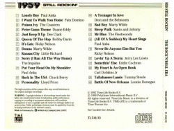 Various – албум 1959 Still Rockin' (CD) - Img 2