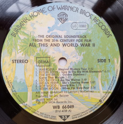 Various ‎– албум All This And World War II - Img 3