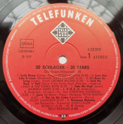 Various – албум Die Super Hitparade '76 20 Schlager 20 Stars - Img 3