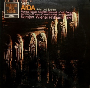 Verdi, Renata Tebaldi, Giulietta Simionato, Carlo Bergonzi, Fernando Corena, Cornell McNeill, Arnold van Mill, Karajan, Wiener Philharmoniker – Aida - Arien Und Szenen