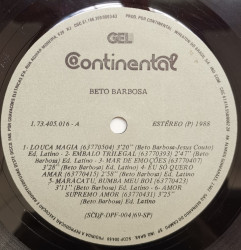 Beto Barbosa – албум Beto Barbosa - Img 2