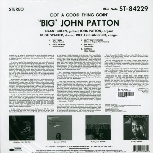 BIG JOHN PATTON - GOT A GOOD THING GOIN' (1xLP) (Special Edition) - Img 2