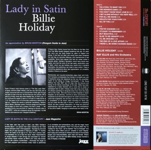 Billie Holiday – албум Lady In Satin (colored vinyl) - Img 2