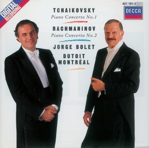 BOLET, JORGE - RACHMANINOV: PIANO CONCERTO NO.2/TCHAIKOVSKY: PIANO CONCERTO NO.1