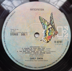 Carly Simon – албум Anticipation - Img 2