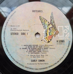 Carly Simon – албум Hotcakes - Img 3
