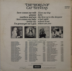 Cat Stevens – албум The World Of Cat Stevens - Img 2