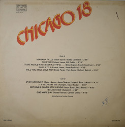 Chicago = Чикаго ‎– албум Chicago 18 = Чикаго – 18 - Img 2