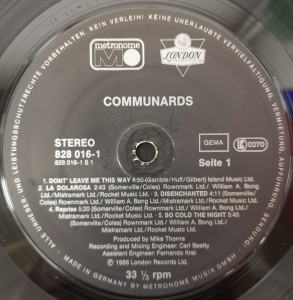 Communards – албум Communards - Img 3