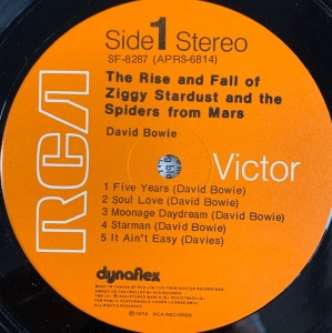 David Bowie - The Rise And Fall Of Ziggy Stardust And The Spiders From Mars (1 x LP) (1972) - Img 3