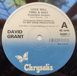 David Grant – сингъл Love Will Find A Way - Img 3