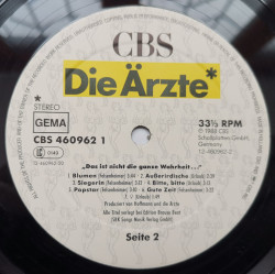 Die Ärzte – албум Das Ist Nicht Die Ganze Wahrheit... - Img 3