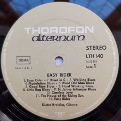 Dieter Kreidler ‎– албум Easy Rider Picking Blues - Img 3