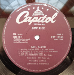 Earl Klugh ‎– албум Low Ride - Img 3