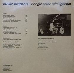 Edwin Kimmler – албум Boogie At The Midnight Fun - Img 2